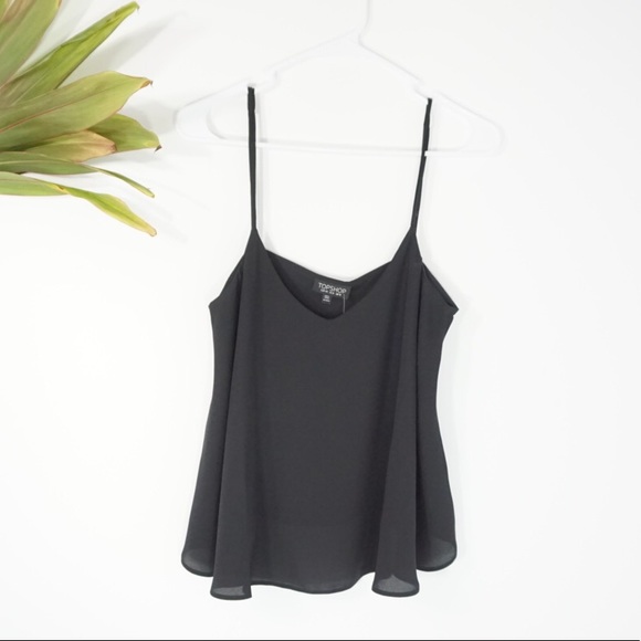 Topshop Tops - Topshop Black Tank Top